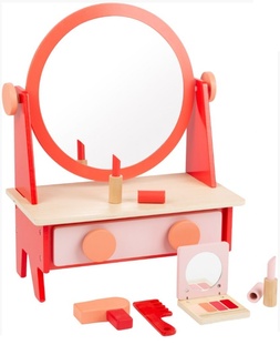 Dřevěný kosmetický stolek Retro