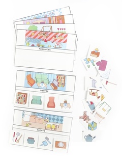 Dům a jeho části - strukturované karty