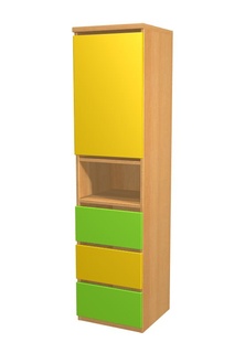 WALDA dětská skříň 40x40x160 cm