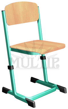 Školní židle MULTIP – dekor CPL fólie