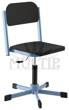 Židle LIMA Cross s čalouněným sedákem a opěrákem