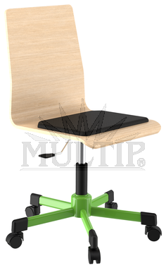 Židle ALFA Roll s čalouněným sedákem