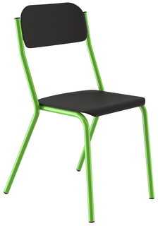 Židle DELTA 2 s čalouněným sedákem a opěrákem