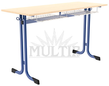 Školní lavice MULTIP - dvoumístná, pevná