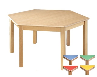 Dětský stoleček - šestiúhelník 120 cm