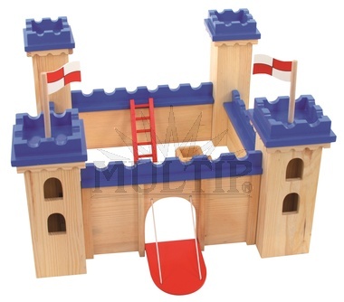 Dřevěný rytířský hrad