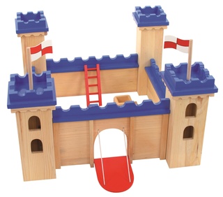 Dřevěný rytířský hrad