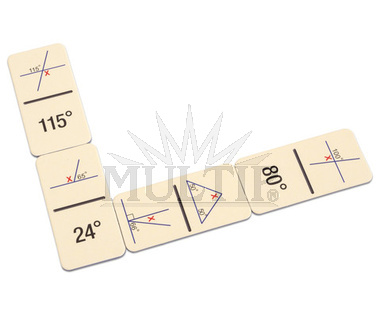 Domino - trojúhelníky a úhly
