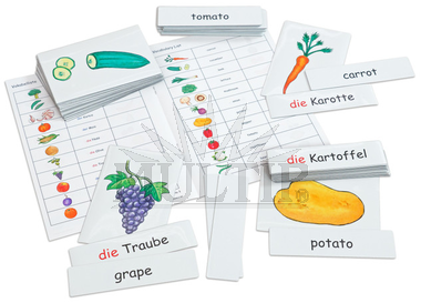 Ovoce a zelenina – magnetické kartičky