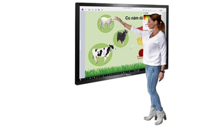 Dotykový displej 55'' vč. stěnového držáku