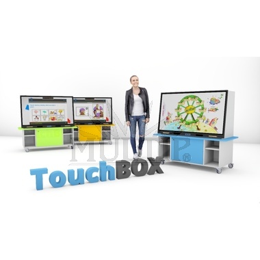 TouchBox 55'' - chytrá dotyková skříňka - modrý