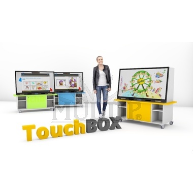 TouchBox 55'' - chytrá dotyková skříňka - oranžový
