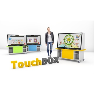 TouchBox 55'' - chytrá dotyková skříňka - oranžový