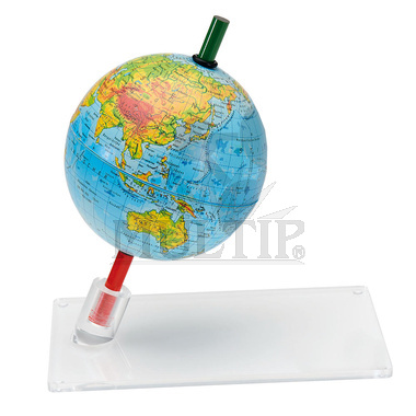 Globus s tyčovým magnetem