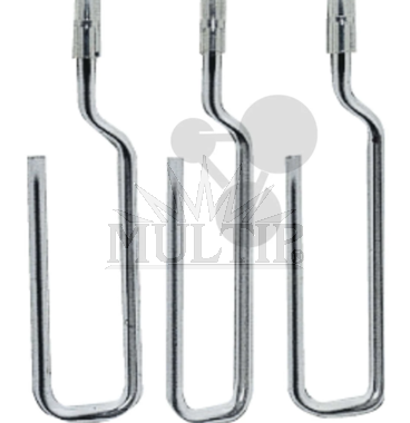 Trubkový manometr tvaru U, 3 ks