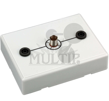 Objímka E10 v držáku