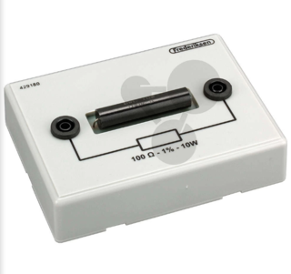 Odpor 100 Ω v držáku