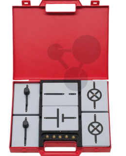 Sada jednoduché elektrické obvody s magnetickým uchycením