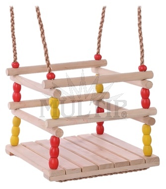 Dětská dřevěná houpačka