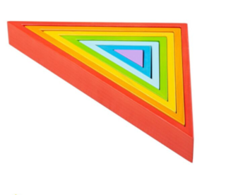 Skládací dřevěné trojúhelníky