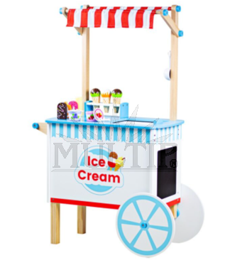 Zmrzlinový vozík s příslušenstvím