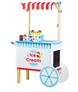 Zmrzlinový vozík s příslušenstvím