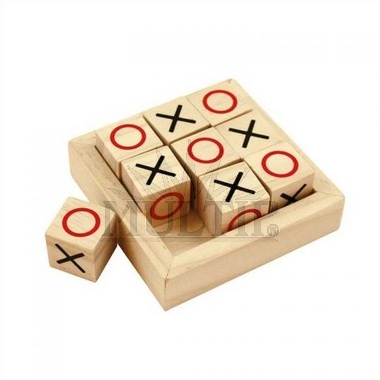 Piškvorky-dřevěná hra
