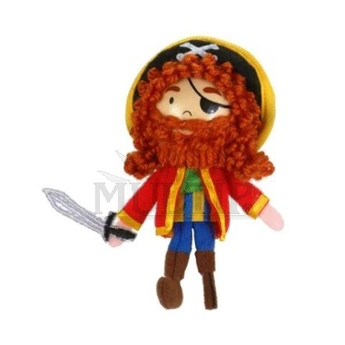 Prstový maňásek pirát Long John Silver