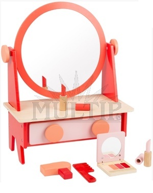 Dřevěný kosmetický stolek Retro