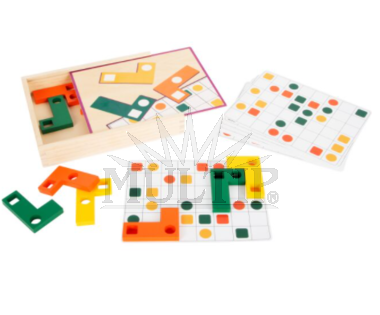 Tetris - logická dřevěná hra