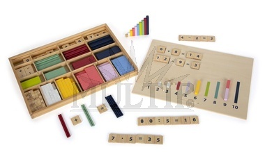 Počítání v dřevěném boxu Educate