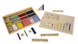 Počítání v dřevěném boxu Educate