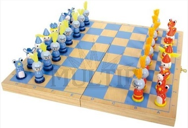 Dřevěné hry šachy rytíř