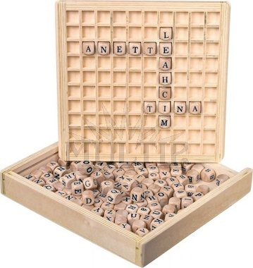 Dřevěná hra Scrabble