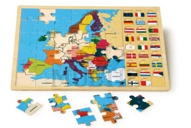 Evropské státy-vkládací puzzle