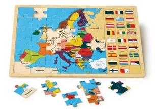 Evropské státy-vkládací puzzle