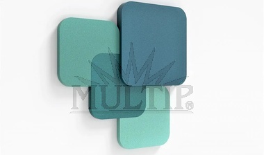 Nástěnný akustický panel Soft TELE CUT