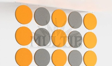 Závěsný akustický panel - Web DOT edge