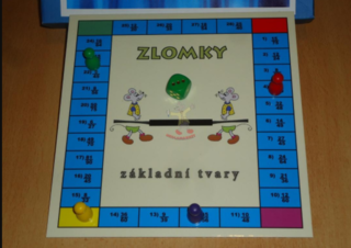 Matematická hra-Zlomky, základní tvary, 20x20