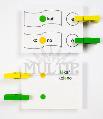 Délky samohlásek s kolíčky