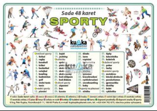 Sporty, sada 48 karet