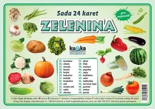 Zelenina 1, sada 24 karet