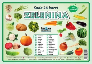 Zelenina 1, sada 24 karet