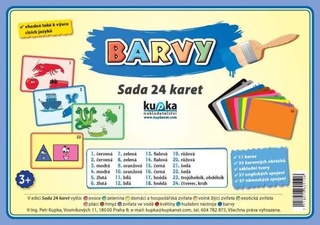 Barvy a tvary, sada 24 karet