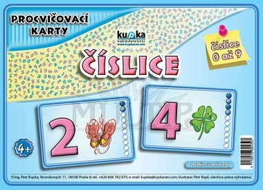 Číslice - procvičovací karty