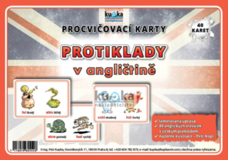 Protiklady v angličtině - procvičovací karty