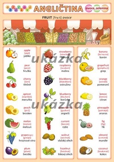 Obrázková angličtina 2 - ovoce, zelenina