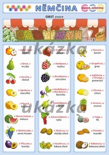Obrázková němčina 2 - ovoce, zelenina