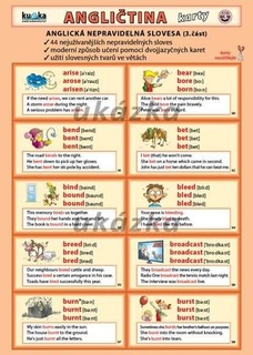 Angličtina karty 3 - nepravidelná slovesa