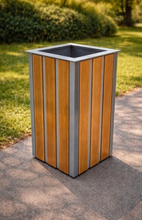 Venkovní odpadkový koš Lux